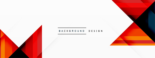 Visually captivating background design showcasing dynamic geometric lines, triangles, and squares. This composition blends precision and movement, creating an engaging graphic with a modern aesthetic