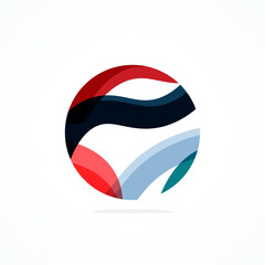 Abstract circle logo - minimalist emblem, timeless and universal shape of circle. Unique logo represent range of brands and concepts, encapsulating simplicity and creativity in single, iconic image