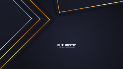 futuristic abstract background overlap layer on dark blue space with glowing lines shape decoration. Modern graphic design element future style concept for banner, flyer, card, or brochure cover