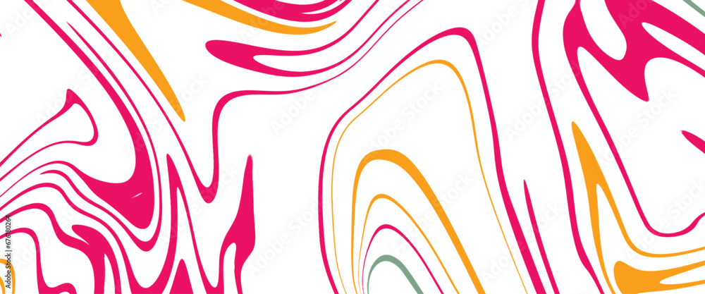 Poster vector colorful marble acrylic seamless pattern with a transparent background.