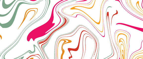 Vector colorful marble acrylic seamless pattern with a transparent background.