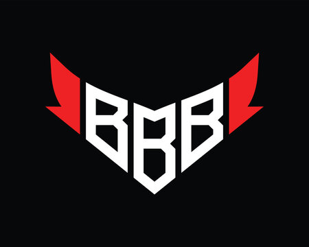 BBB letter logo design template.