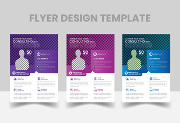 Modern Business Flyer Design Template 