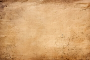 Old empty paper background. Paper texture. generative AI.
