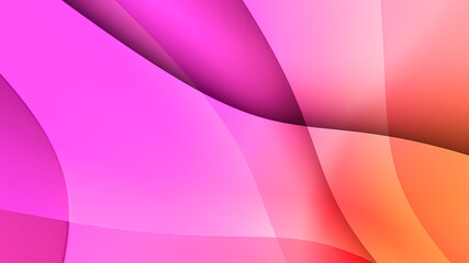 Illustration of a pink red orange background with patterns and effects