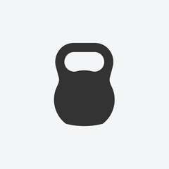 Kettlebell. Simple shape vector icon