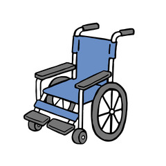 車椅子のシンプルなイラスト