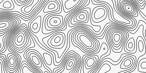 Map in Contour Line Light topographic topo contour map contour mapping of maps curvy wave isolines vector Black-white background from a line similar to Topographic Map in Contour Line Light