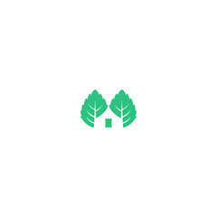 Mint House Vector