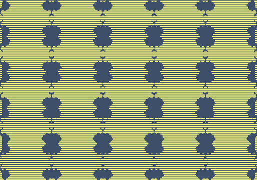 blue and yellow pattern