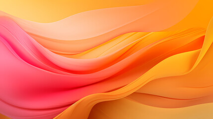Orange yellow pink lines abstract poster web page PPT background
