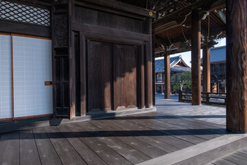 興正寺，京都，寺， 日本の建築物，木造，伝統,...