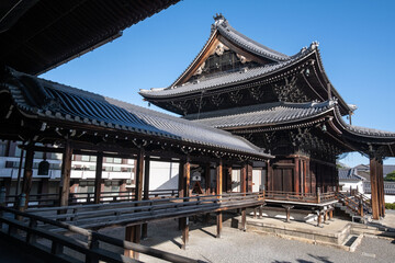 興正寺，京都，寺， 日本の建築物，木造，伝統, 日本の文化，建築,，アジア，仏塔,，古代， 旅行，日本,，伝統，歴史