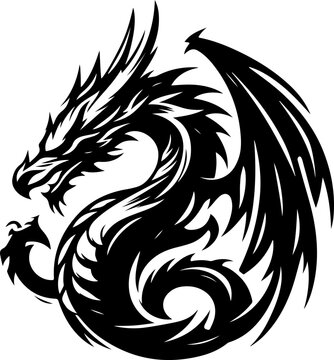 Dragon sketch art