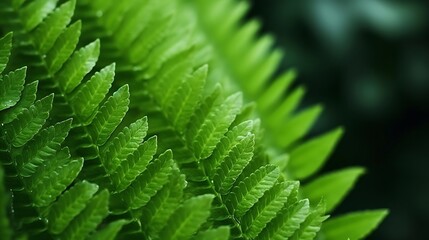Natural green fern : Generative AI