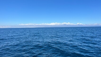 Obraz premium blue sky and sea in summer