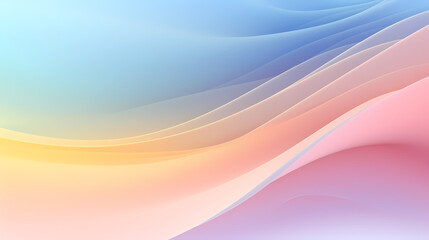 Colorful soft rainbow gradient abstract poster web page PPT background