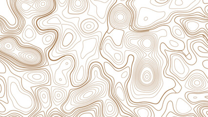 Topographic contour map. similar cartography illustration. Topography and geography map grid abstract backdrop. Business concept.