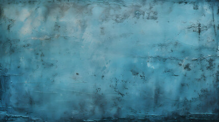 Worn out blue grunge background texture. generative AI.