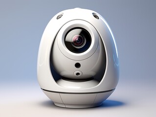 Webcam on white background