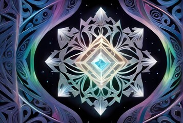 オーラと感情概念テクスチャ