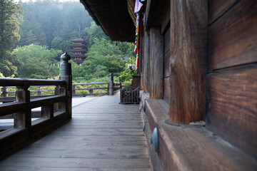 長谷寺，奈良県，寺， 日本の建築物，木造，伝統, 日本の文化，建築,，アジア，仏塔,，古代， 旅行，日本,，伝統，歴史
