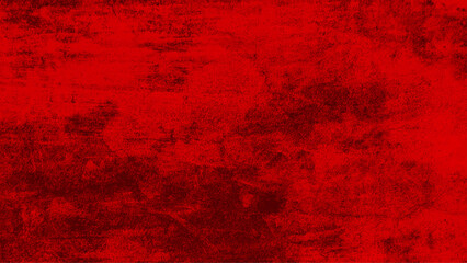Red grunge watercolor cement wall - obrazy, fototapety, plakaty
