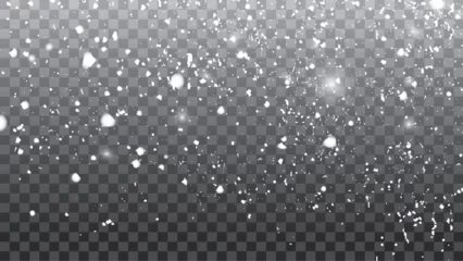 Foto op Aluminium abstract texture with snow falling © Creative