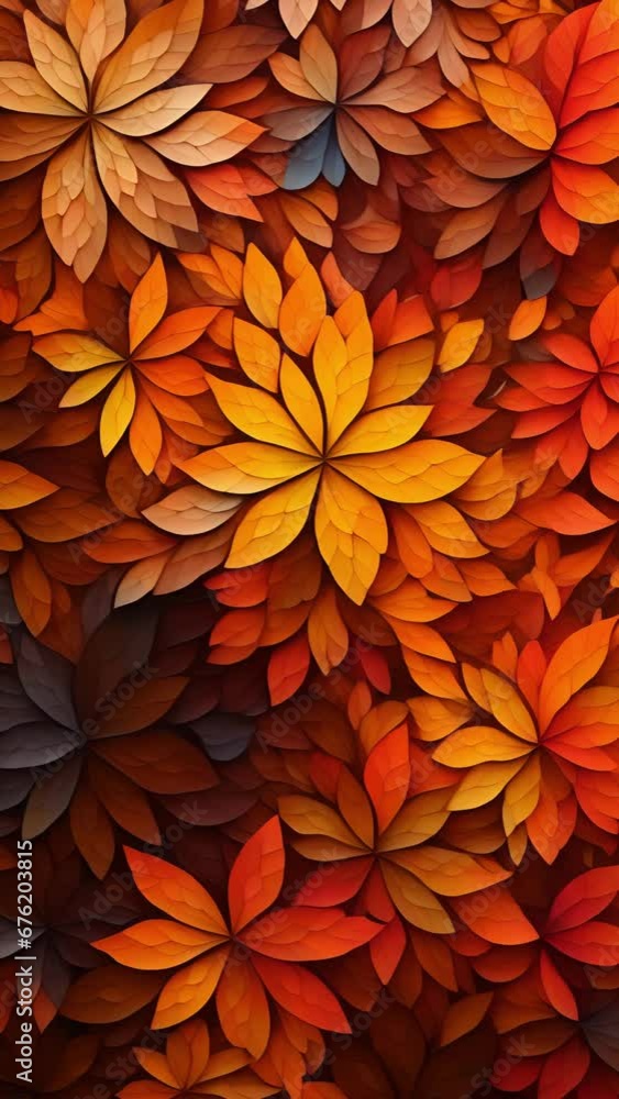 Poster a kaleidoscope of vibrant colors in varying shades of brown, creating a mesmerizing pattern that see