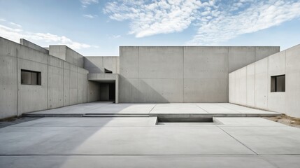 Fototapeta na wymiar Cement concrete texture building space