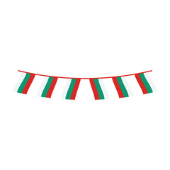 Fototapeta premium Bulgaria Element Independence Day Illustration Design Vector