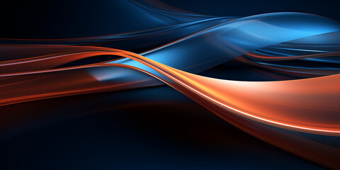Captivating abstract background featuring a combination of blue and orange colors creating a visually striking composition that evokes a sense of contrast energy and artistic flair generative ailoi.
A