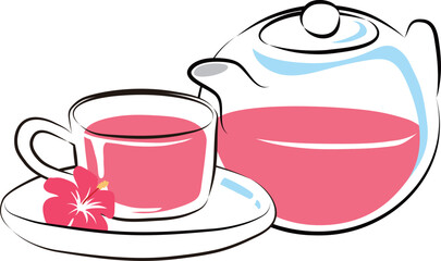 ハイビスカスティー　ハーブティー