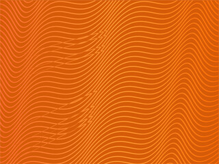 Background of Liquid Wave Lines and Orange Yellow Gradient Colors. Orange background with gold wave ornament.