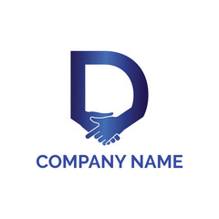 Initial D logo design vector Template. Abstract Letter D vector illustration logo design.