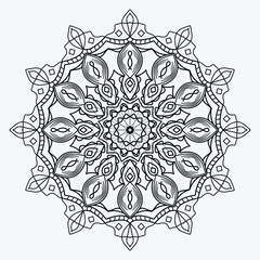 Ornamental round lace ornament