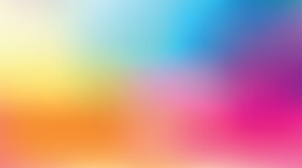 Abstract blurred gradient mesh background in bright rainbow colors. Colorful smooth banner template. Easy editable soft colored vector illustration in EPS10 without transparency.