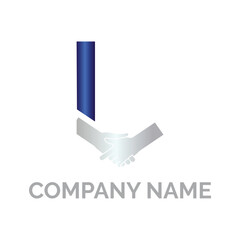 Initial L logo design vector Template. Abstract Letter L vector illustration logo design.