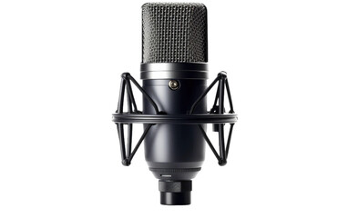 Professional Recording Mic On Isolated Background