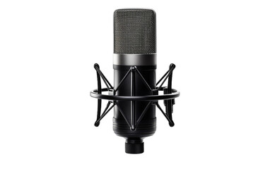 High-Quality Mic On Isolated Background