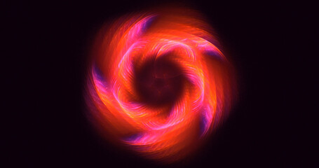 3D manual rendering abstract circle light background