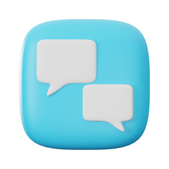  chat 3D Icon