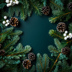 Naklejka premium Christmas and New Year Decorations: Festive Ornaments