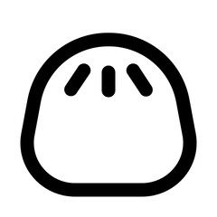dumpling line icon