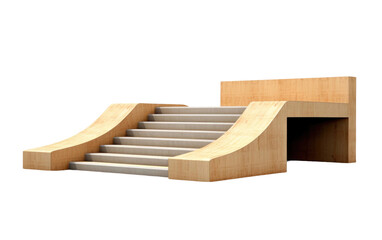 Modern Skatepark Structure On Transparent PNG