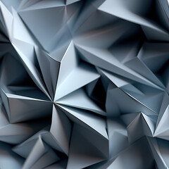 Origami papercut 3d abstract design repeat pattern