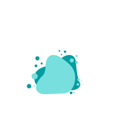  Abstract blotch shape and Liquid shape elements. 