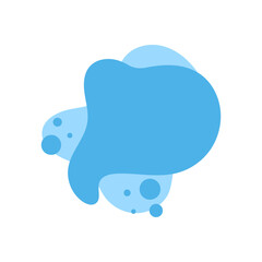  Abstract blotch shape and Liquid shape elements. 