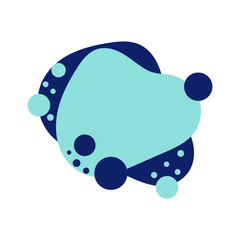  Abstract blotch shape and Liquid shape elements. 