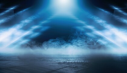 Dark street, asphalt abstract dark blue background
